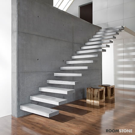 Roomstone Fertigteilstufen Aus Sichtbeton Beton Org